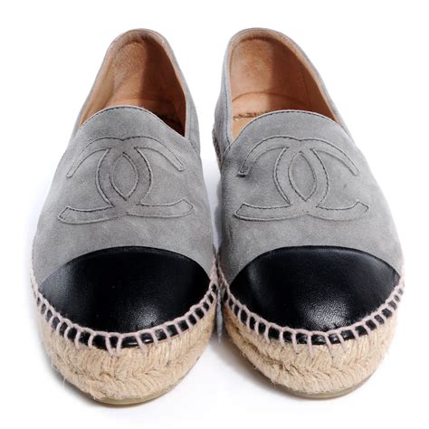 chanel grey espadrilles|shop chanel espadrilles online.